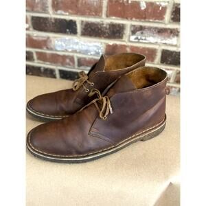 Original Clarks Leather Desert Boot Brown